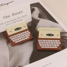 Vintage Máy In Mini Ảnh Ghi Nhớ Clip Với Đế Gỗ, Máy Tính Để Bàn Thông Báo Giá Đỡ Kẹp Ảnh, 1 PC - màu nâu - Xem 7