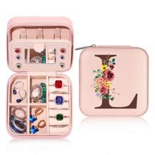 Món quà Đối với phụ nữ Cô gái tuổi teen , Nhỏ bé Đồ trang sức Loại vỏ Tổ chức đồ trang sức Hộp đồ trang sức Quà sinh nhật NỮ Mẹ Bạn Nữ Chị Phù dâu Cô ấy Cô gái Món quà , Những điều cần thiết khi đi du lịch - Hồng - Xem 18