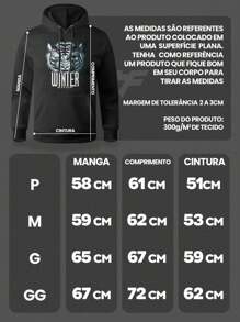 Moletom Casaco Urso Fake Smile Blusa Canguru