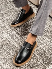 Men Loafers - 黑色 - 查看 1