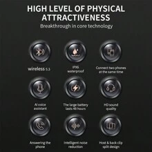 Y10摩托车头盔耳机1000毫安蓝牙5.3无线IPX6防水降噪耳机超长待机免提通话手机套装耳机