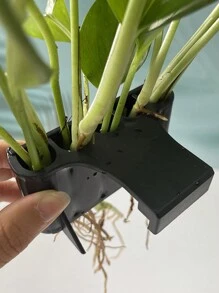 1pc Hanging Aquarium Plant Holder Aquatic Plant Pot With Hole Aquarium Planter Cups For Emersed Plants Aquascape Decorations