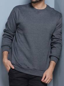 Men Sweatshirts - Gris Oscuro - Ver 3