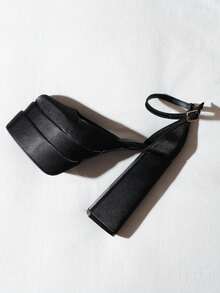 Hechos en Mexico Tacones con Plataforma Vers H - Negro - Ver 3