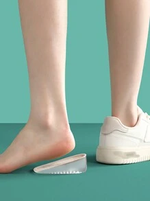 1對隱形增高鞋墊,硅膠增高鞋墊,自粘軟墊女性專用 A:1.5公分,b:2.5公分,c:3.5公分 - 杏色 - 查看 4