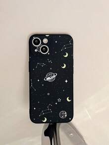 1 Miếng Vũ trụ In Chính xác Cắt ra Mờ Đen Ốp lưng & bao da điện thoại Với Thẳng Cạnh , Tương thích với iPhone - Nhiều màu - Xem 2