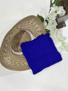 Women Knit Tops - Xanh đậm - Xem 4