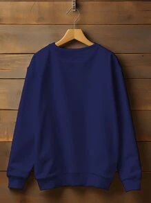 Men Sweatshirts - 藏蓝色 - 查看 2