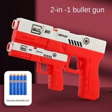 Soft Bullet Toy Gun - Parent-Child Type - Fun Shooting Target Practice - Outdoor Competitive Battle Toy - Multicolor - View 8