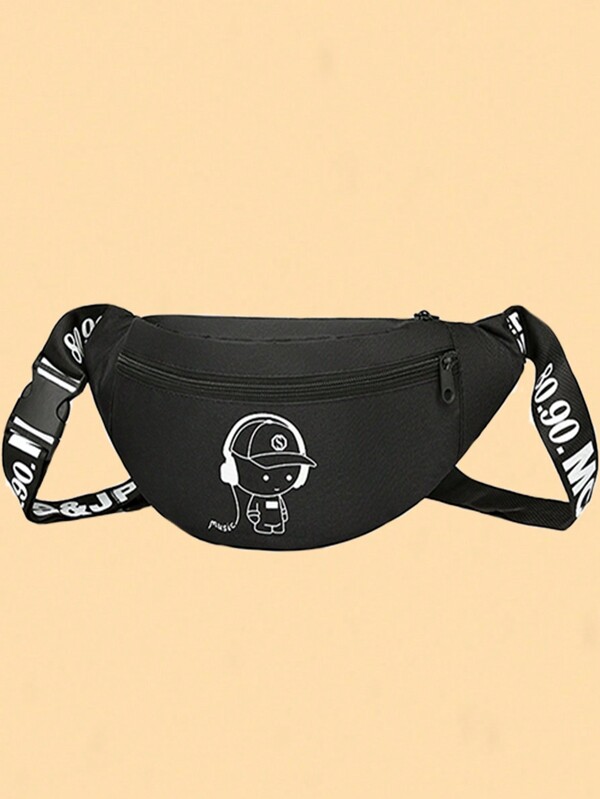 حقيبة كروس بودي صغيرة جديدة ، حقيبة رياضية بسيطة عصرية للصدر أو الخصر، حقيبة كتف للطلاب