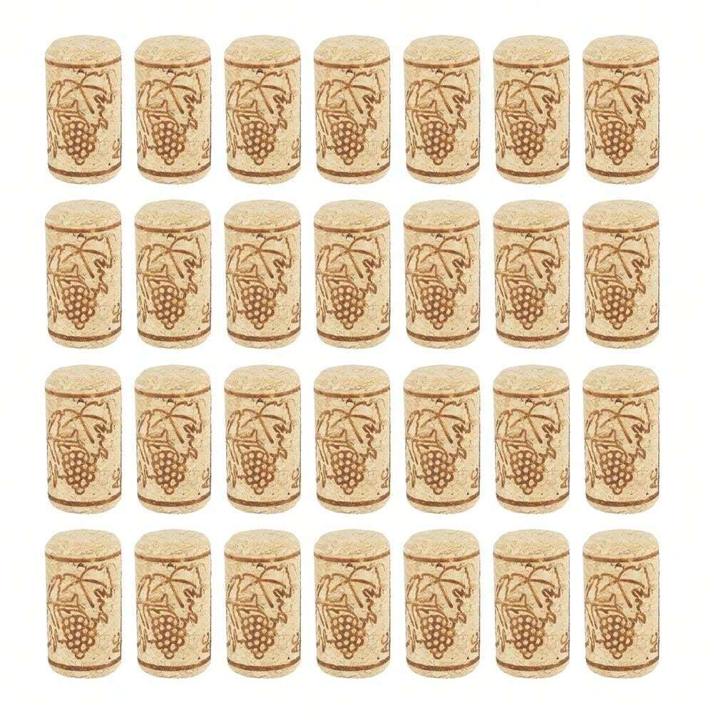 100PCS Natural Wine Cork Dense Wine Stopper High Elasticity Soft Bottle
