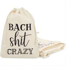 2入/5入/10入喝送禮小禮袋，具金屬光澤印花拉繩禮品袋 - 彩色 - 查看 18