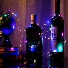 Đèn trang trí USB dây bạc nhiều màu sắc, thích hợp cho trang trí nhà ngày lễ - Nhiều màu - Xem 9