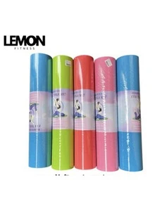 LEMON FITNESS Tapete Mat Para Yoga Foamy 4 Mm EVA - Rosa - Ver 2
