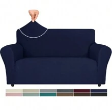 YSTYLE Sofa Cover 1/2/3/4 Seats With Armrests, Stretch Couch Cover, Heavyweight Winter Slipcover, Non-Slip Sofa Cover Washable - Navy Blue - View 10