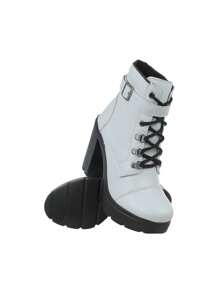 Women Ankle Boots & Booties - 白色 - 查看 2