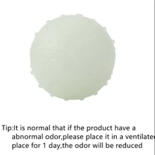 Dog Chew Toy Pet Night Glowing Ball Puppy Molar Interactive Rubber Luminous Balls - White - View 4