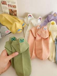 10pairs Spring/Summer Short Cartoon Embroidery Low Cut Women's Socks - Multicolor - View 6