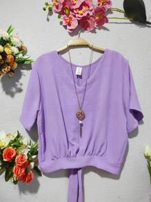 Women Tops - Màu Lilac Tím - Xem 1