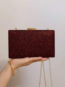 Women Evening Bags - Màu Đỏ Sâu - Xem 1
