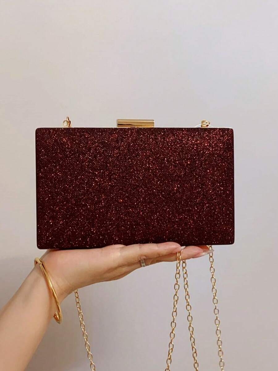 Women Evening Bags - Màu Đỏ Sâu - Xem 1