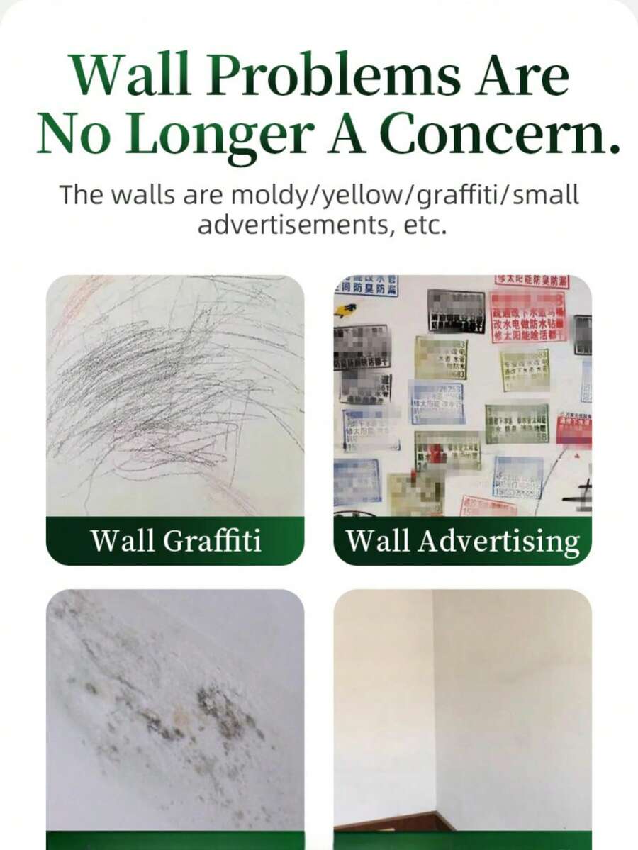 500g/17.64oz Large Barrel ZeroVOC Latex Interior Wall Paint, Home Use