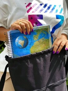 Men Tote Bags - 黑色 - 查看 6