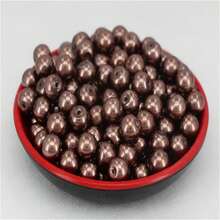 1 món 8mm 50 chiếc Thủy tinh giả ngọc trai nhiều màu Kiểu hạt rời có lỗ thẳng để làm đồ trang sức Vòng tay tự làm, vòng cổ, mũ nón, vòng hoa, và nghệ thuật & thủ công - 8mm - Xem 7