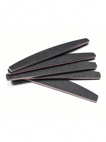 10 chiếc dũa móng tay hai mặt hình lưỡi liềm, độ nhám 100/180, dụng cụ làm móng, dụng cụ làm móng nghệ thuật, đồ dùng học tập, móng tay, dụng cụ làm móng giả. - màu đen - Xem 4