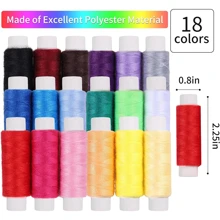 Sewing Kits For Adults,Portable Sewing Kits Thread And Needles Set With PU Leather Case For Hand, Home, Travel & Emergency Compact Small Basic Sewing Kits - Multicolor - View 3