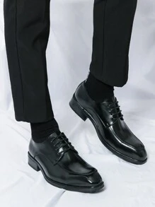 British Style Men's Fringed Leather Shoes For Business Casual Occasions