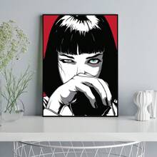 1pc Canvas Painting, Cool Girl, Ideal Gift For Living Room, Kitchen, Decor Wall Art Wall Decor, Home Decor, Wall Art, Room Decor, Room Decoration, No Frame