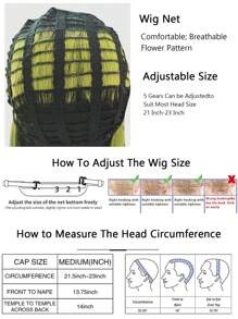 Synthetic Short Straight Green Black Layered Mix Wig With Bangs Women Fluffy Lolita Cosplay Hair Wig For Daily Party - Green - View 8