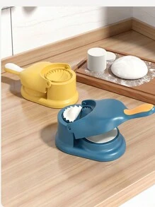1pc 2-In-1 Dumpling Maker, Dumpling Dough Press And Dumpling Wrapper Cutter Mold - Green - View 11