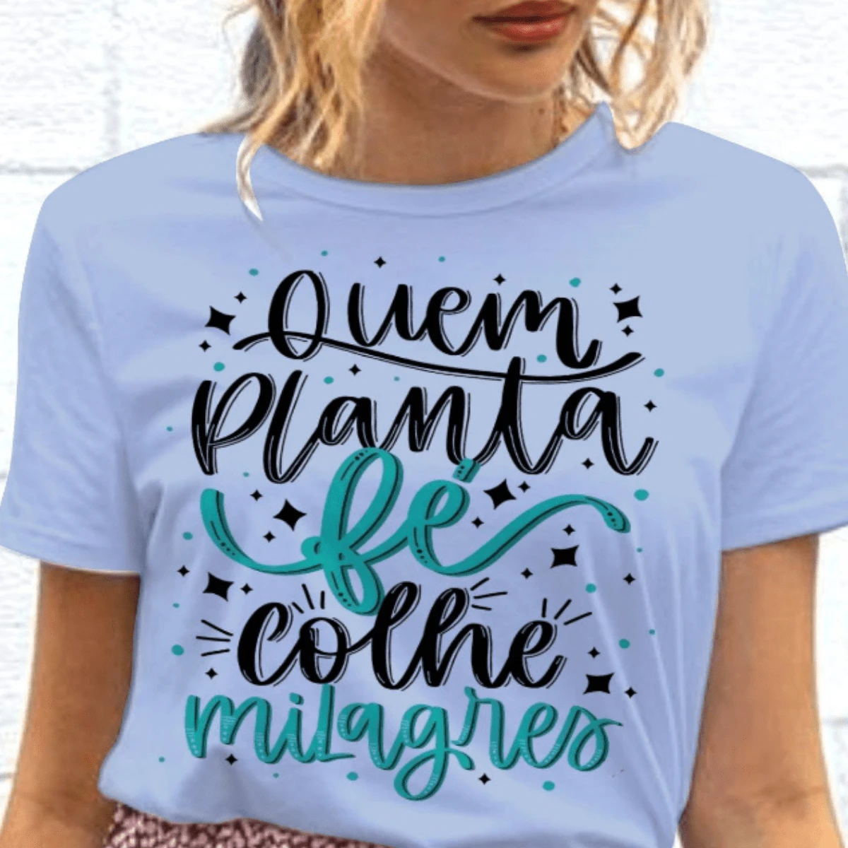 Women T-Shirts - 藍色 - 查看 1