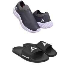 Men Sneakers - 灰色 - 查看 3