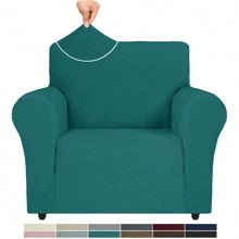 YSTYLE Sofa Cover 1/2/3/4 Seats With Armrests, Stretch Couch Cover, Heavyweight Winter Slipcover, Non-Slip Sofa Cover Washable - Dark Green - View 9