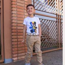 Young Boys Denim Tops - Màu be - Xem 5