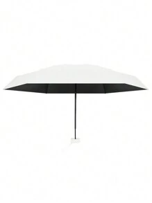 1 pièce Super mini parapluie de poche capsule avec protection UV, protection contre la pluie et le soleil, portable et pliable pour le rafraîchissement estival, la plage, les voyages