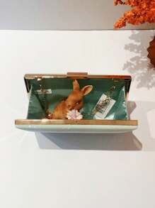 Women Evening Bags - Màu xanh Bạc hà - Xem 6