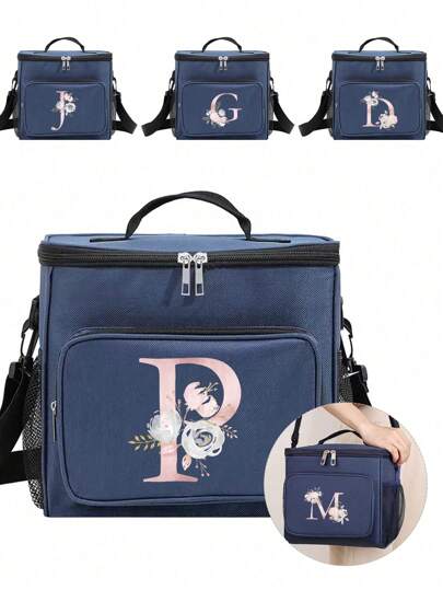 Multi-Functional Waterproof Lunch Bag Thermal Insulated Cooler Bag With Carry Handle And Shoulder Strap For Picnic Outdoor Activities School Organizer Bags Teacher Storage Bags Classroom Bags Classroom Organizer Bags Woman Lunch Box Bag For Women Ladies School Supplies Stuff Accessories Bag For School School Accessories School Stuff