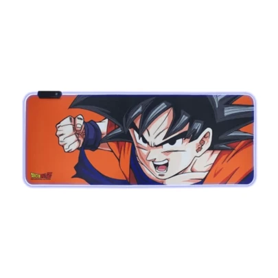  Mouse Pad Gaming Goku Con Luz Led Multicolor Anime Dragon Ball