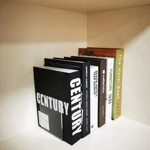 A Transparent Acrylic Bookend, L-Shaped Bookend Bookshelf Picture Book Photo Album Display Partition Board Storage Book Holder - Transparent - View 4