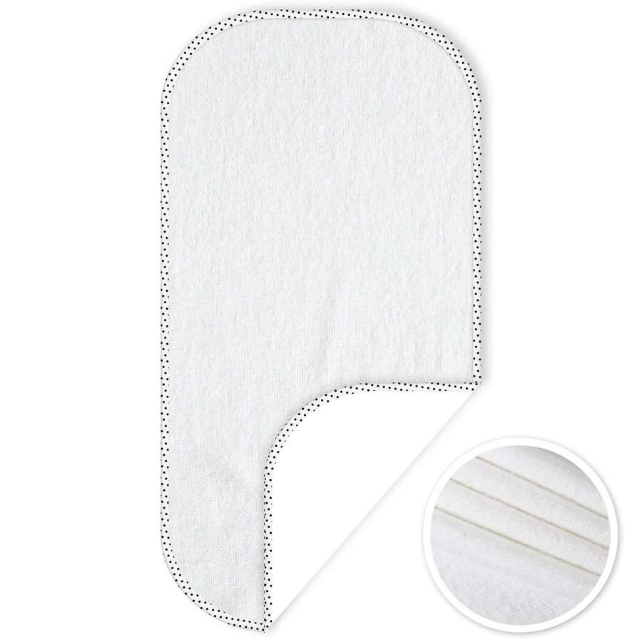 1pc Baby Polka Dot Print Bamboo Leakproof Changing Pad For Daily Life - White - View 1