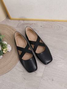 Mocasines planos para mujer de tacón suave, zapatos de trabajo de talla grande con punta redonda, estilo vintage de baja altura tipo penny loafer para el trabajo