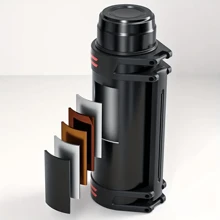 1pc Large Capacity Insulation Cup For Outdoor Travel And Home Back To School