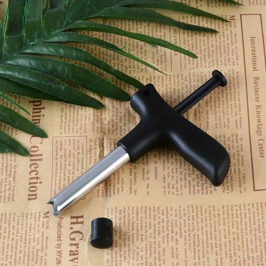 輕鬆使用這個不銹鋼多齒椰子打孔工具打開椰子！ - 銀色 - 查看 1