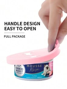 寵物貓狗罐頭蓋密封套裝 + 食物勺 +易拉罐開啟器,帶有保鮮矽膠密封蓋 - 彩色 - 查看 7