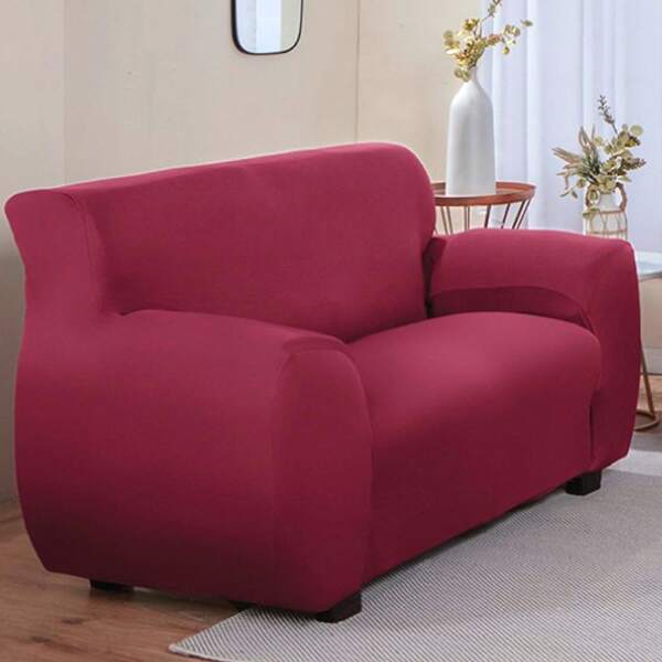 Capa Sofá de 2 Lugares Malha Grossa Gel Coladinha de 95 de Gramatura 100% Poliéster Com 4 Fixadores