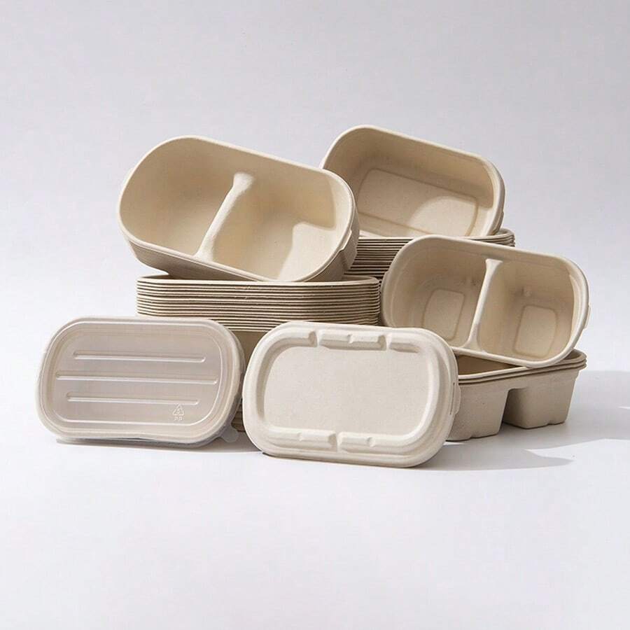 Caja De Comida, Lonchera, Contenedor Para Llevar Para Bocadillos, Sushi Y Ensalada